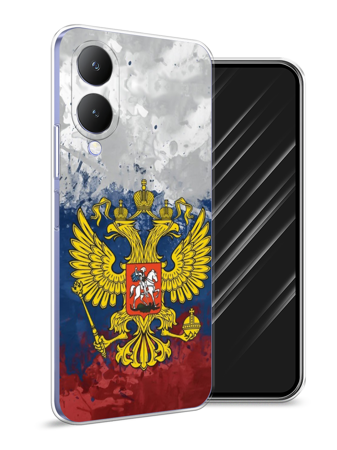 

Чехол Awog на Vivo Y17s "РФ", Белый;синий;красный, 269850-1