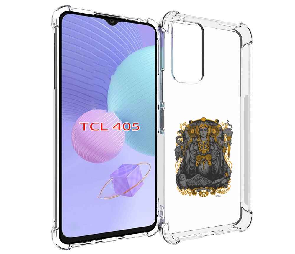 

Чехол MyPads божество с золотыми элементами для TCL 405, Tocco