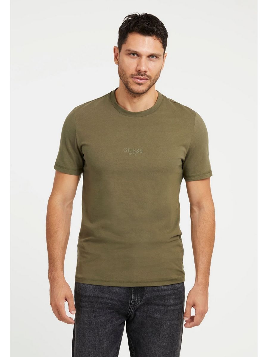 

Футболка мужская Guess GU122O11X зеленая M, Зеленый, GU122O11X