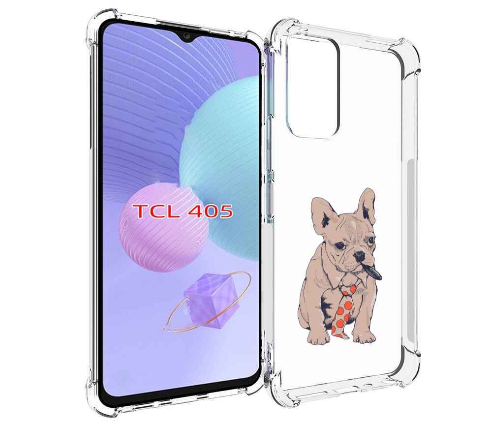 

Чехол MyPads бульдог с сигарой для TCL 405, Tocco