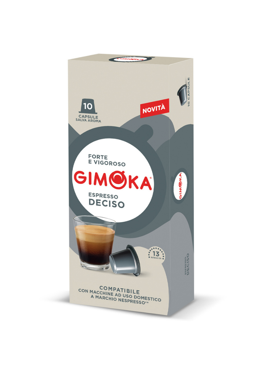 

Набор Gimoka Deciso для кофемашин стандарта Nespresso, 200 шт, Espresso Deciso 200