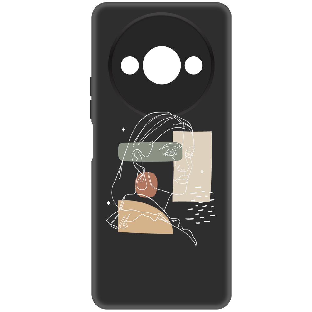 

Чехол-накладка Krutoff Soft Case Уверенность для Xiaomi Redmi A3 черный