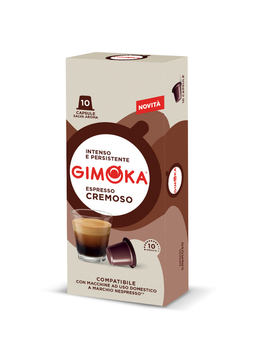 Капсулы Gimoka Cremoso для кофемашин стандарта Nespresso, 10 шт