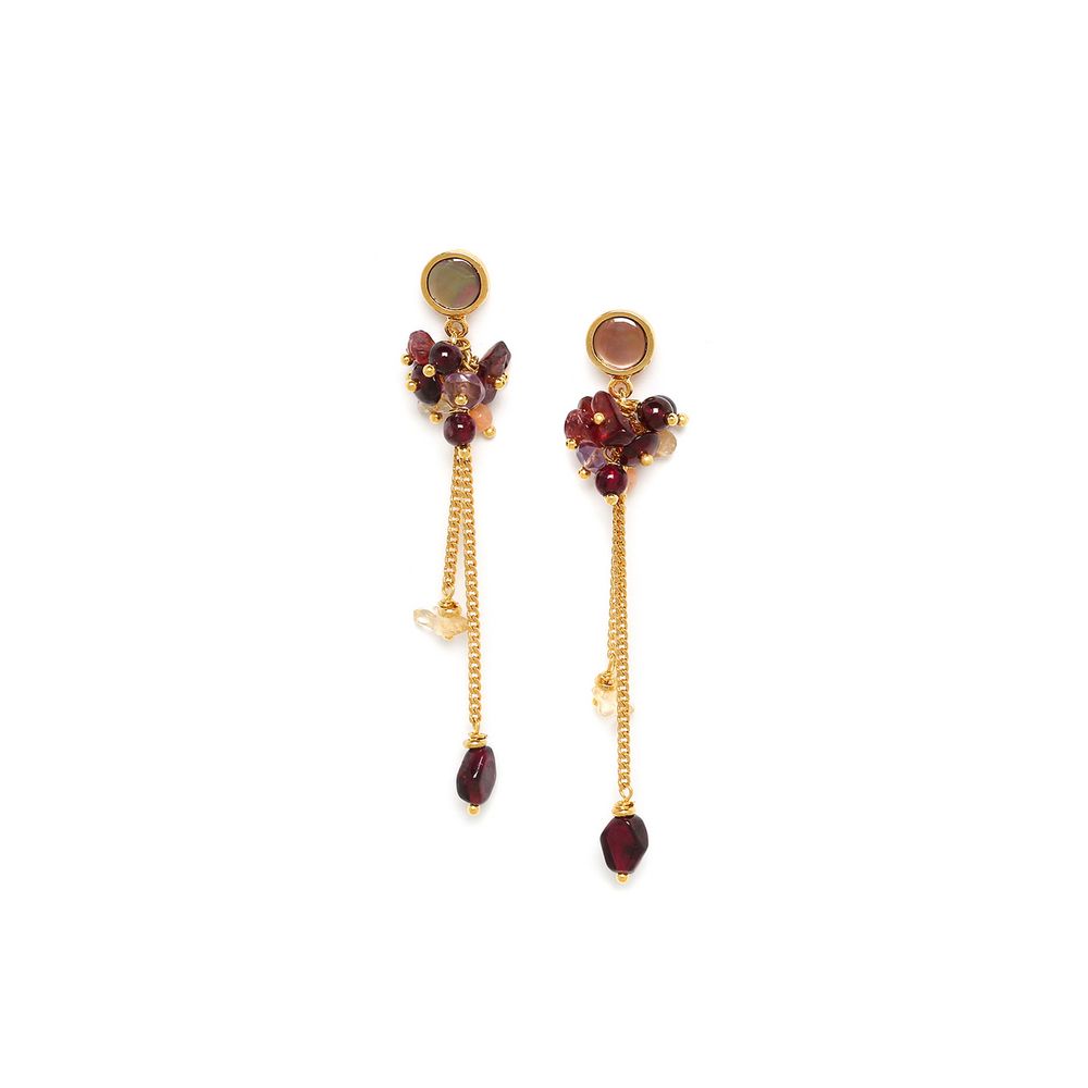 

Серьги из бижутерного сплава с аметистом Nature Bijoux NB23.1-12-78291, NB23.1-12-78291