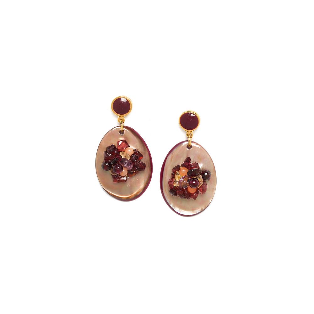 

Серьги из бижутерного сплава с аметистом Nature Bijoux NB23.1-12-78292, NB23.1-12-78292