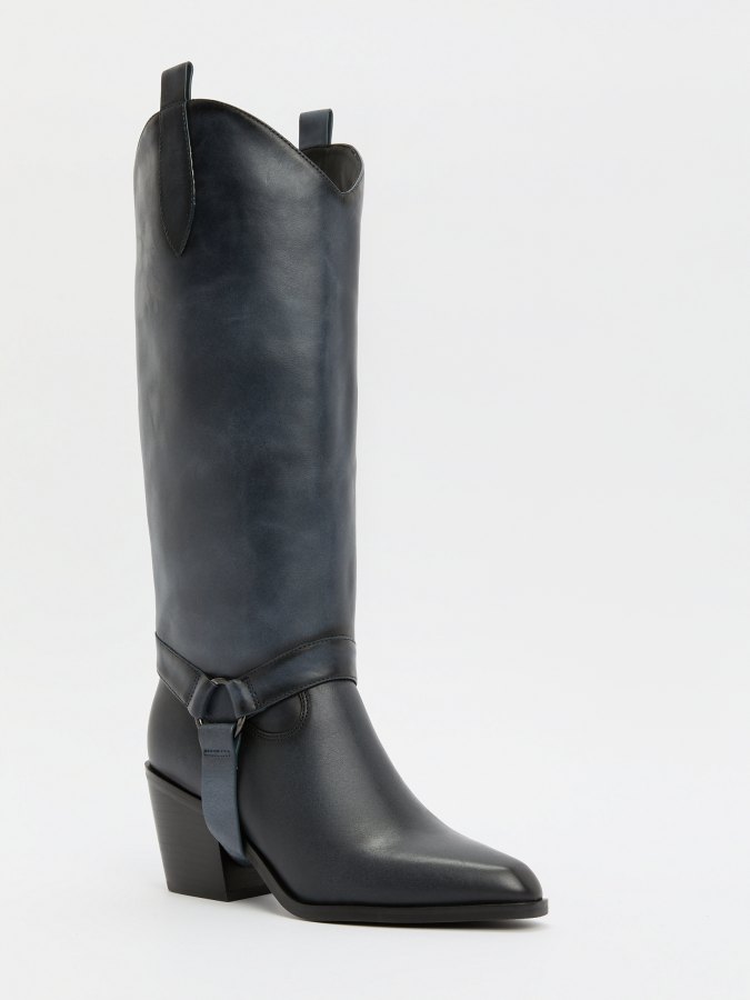 

Сапоги женские Tendance CLF783B-04 синие 38 EU, Синий, CLF783B-04