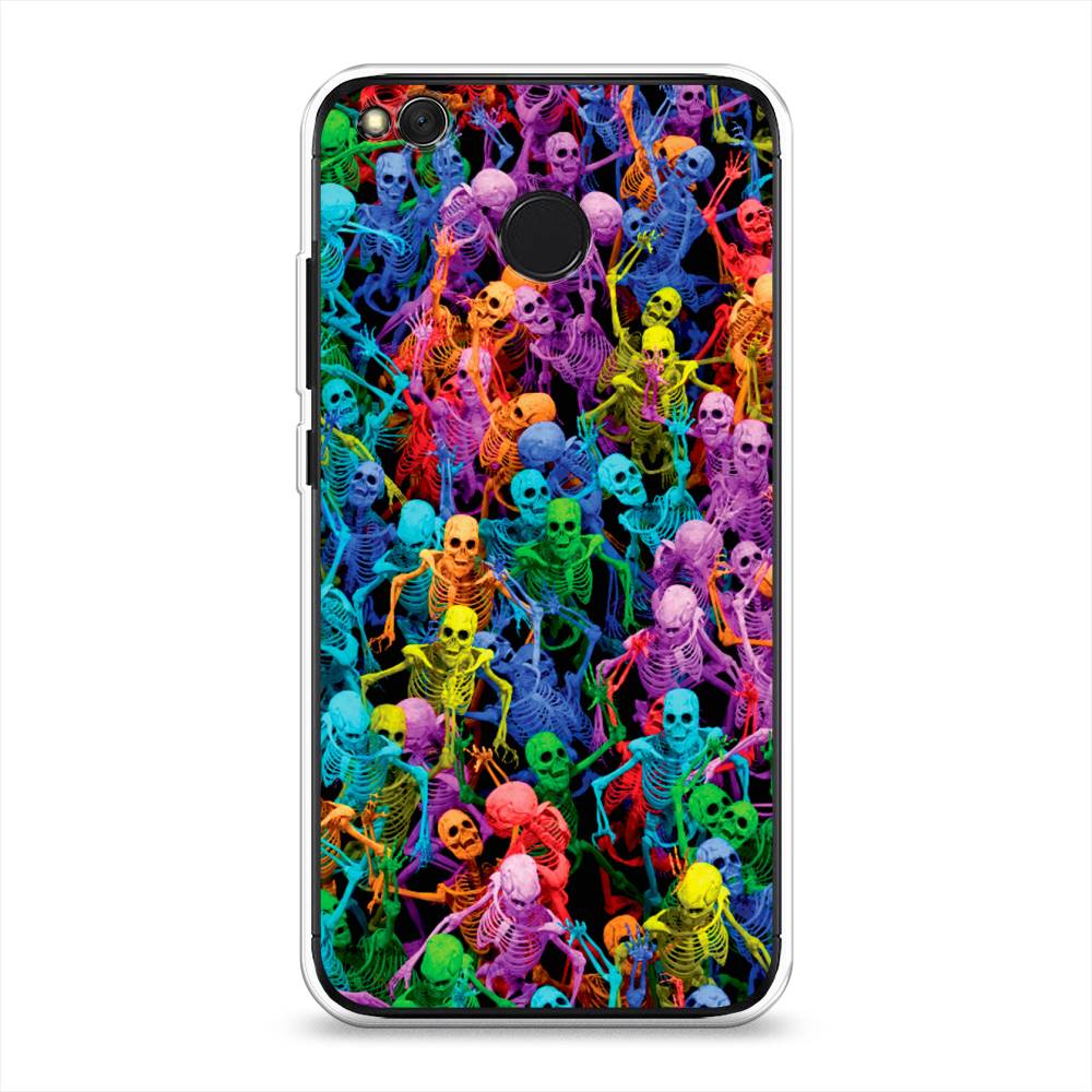 

Чехол на Xiaomi Redmi 4X "Вечеринка скелетов", Фиолетовый;желтый;оранжевый, 31450-6