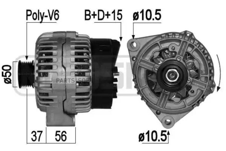 

Генератор ERA 14V 150A 209041