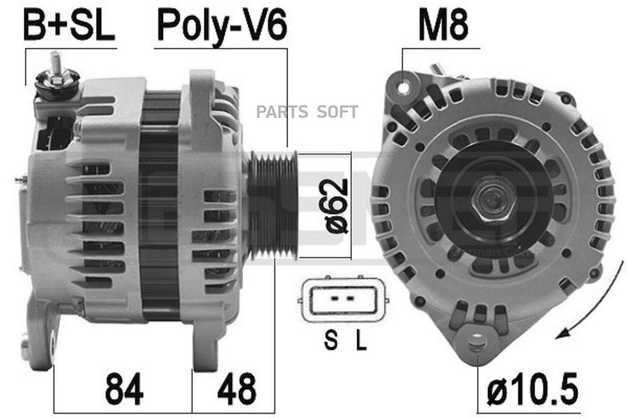 Генератор ERA 14V 100A 209482