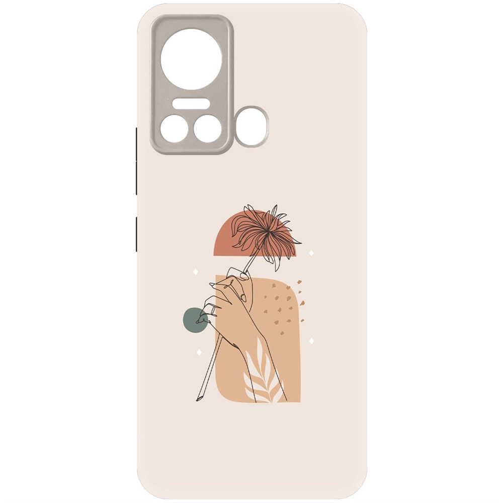 

Чехол-накладка Krutoff Soft Case Романтика для ITEL Vision 5 черный