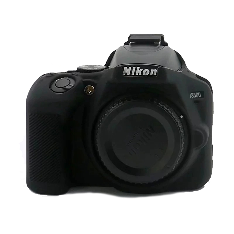 Силиконовый чехол MyPads для фотоаппарата Nikon D3500 черный