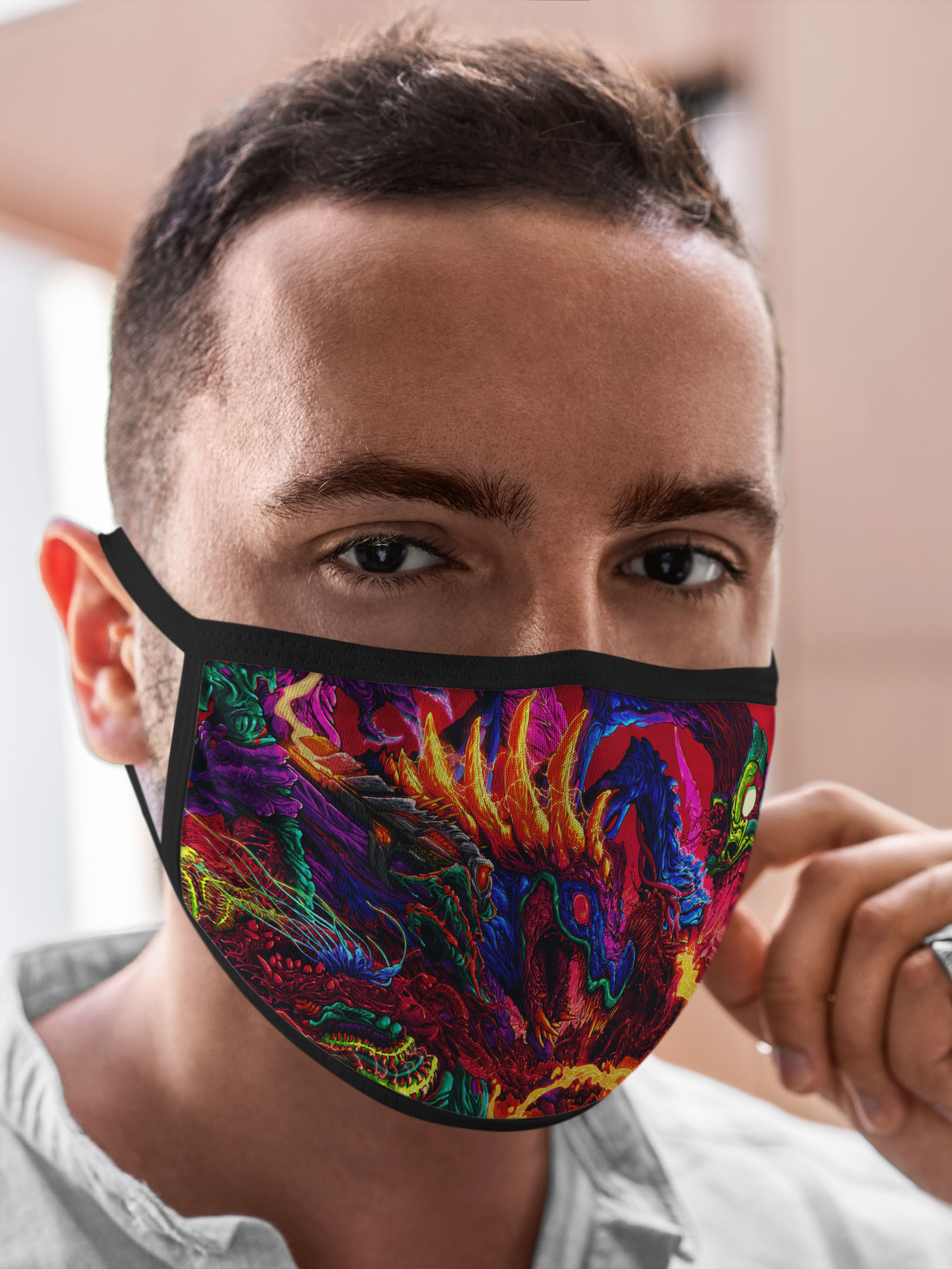 

Многоразовая маска унисекс Burnettie Counter Strike Hyper Beast, Разноцветный, Counter Strike Hyper Beast