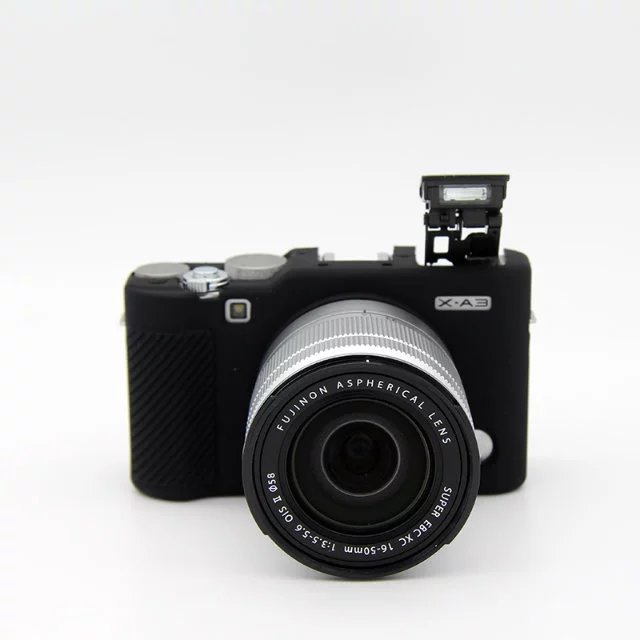 Силиконовый чехол MyPads для фотоаппарата Fujifilm черный