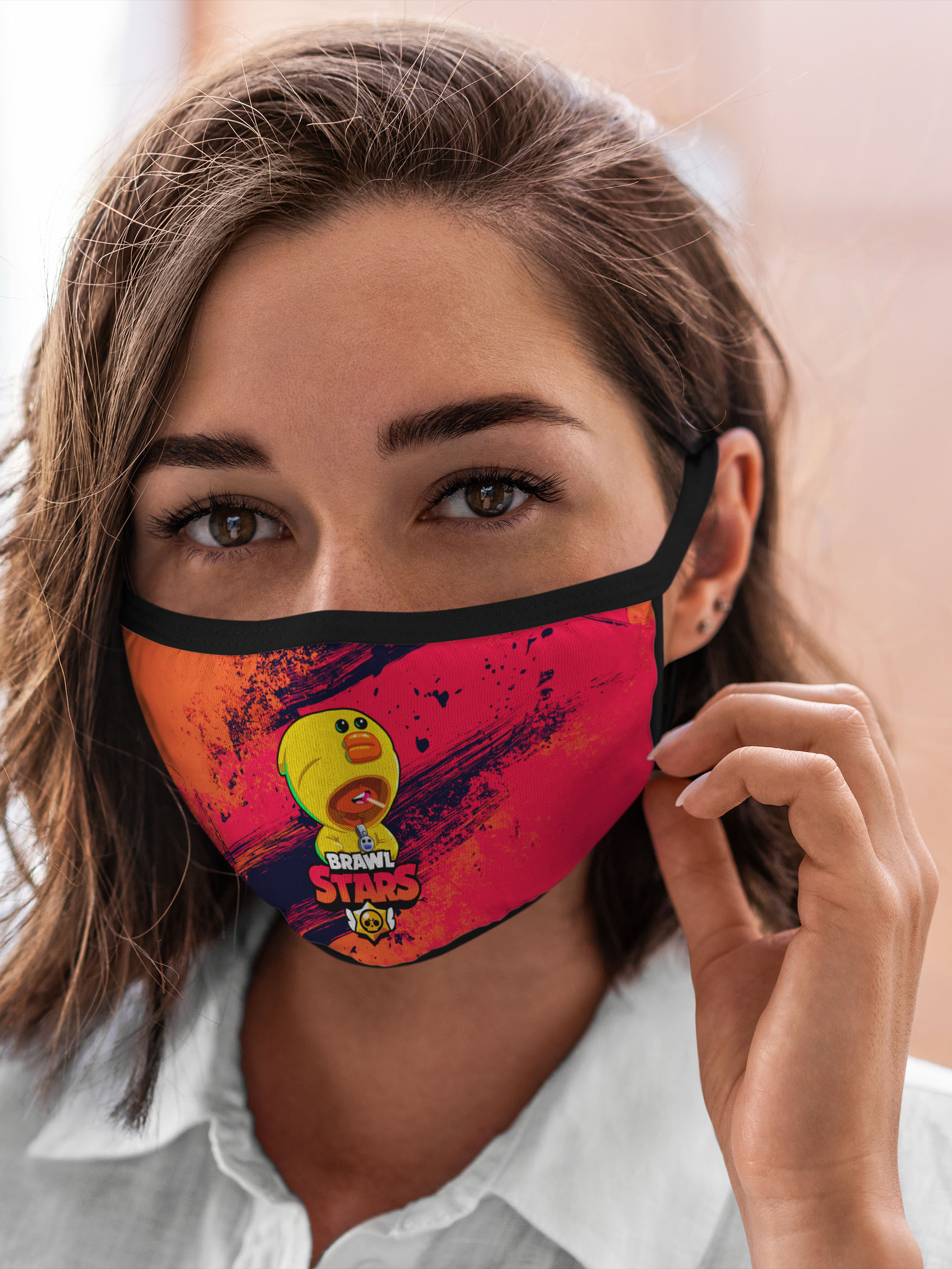 

Многоразовая маска унисекс Burnettie Brawl Stars Sally Leon, Разноцветный, Brawl Stars Sally Leon