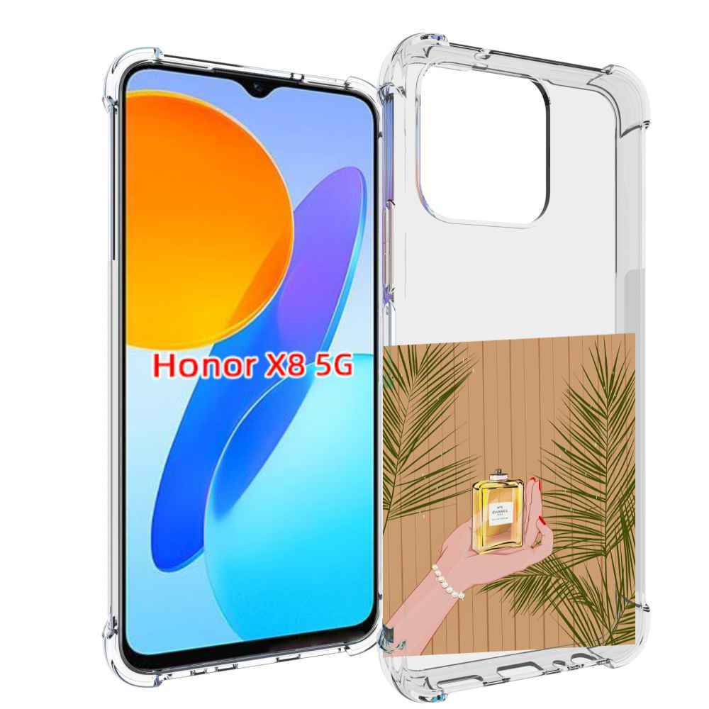 

Чехол MyPads запах-шанель-номер-5 для Honor X8 5G, Прозрачный, Tocco