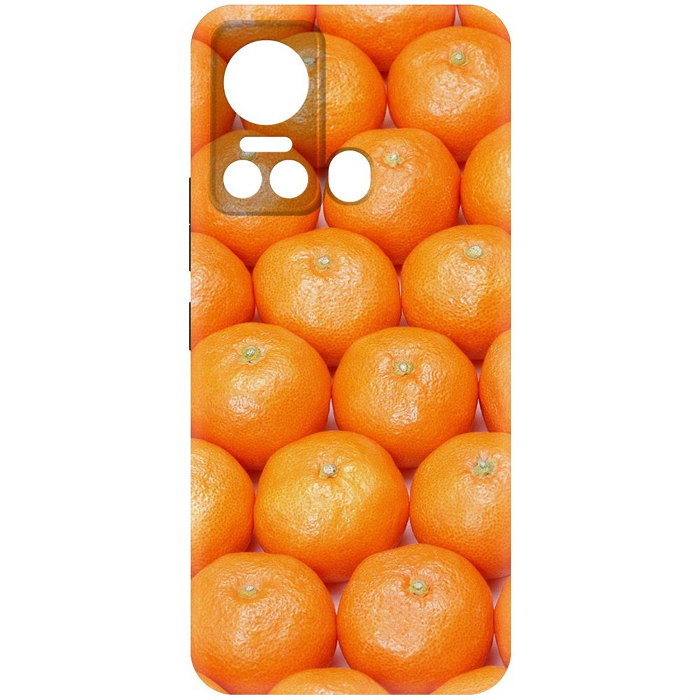 

Чехол-накладка Krutoff Soft Case Мандаринки для ITEL Vision 5 черный