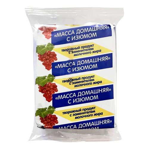 

Творожная масса Тандер Домашняя с изюмом 23% СЗМЖ 180 г