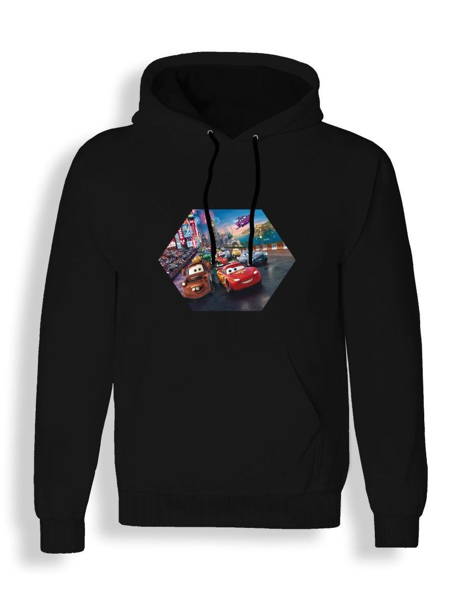 

Худи унисекс СувенирShop Тачки/Cars/Молния Маккуин 17 черное L, "Тачки/Cars/Молния Маккуин" 17