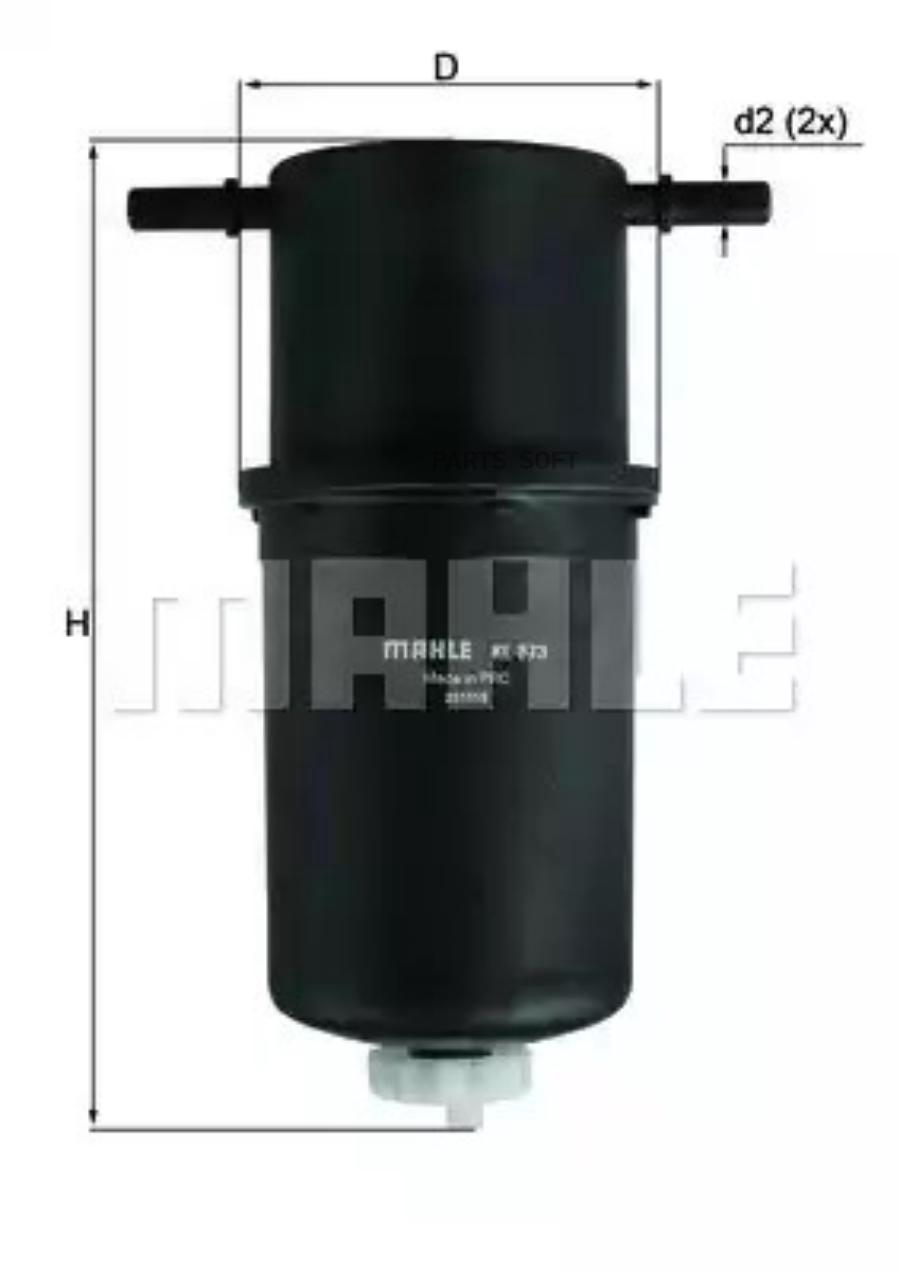 

Фильтр топливный VW Crafter 30-50 2006-> KNECHT/MAHLE KL 873, KL873