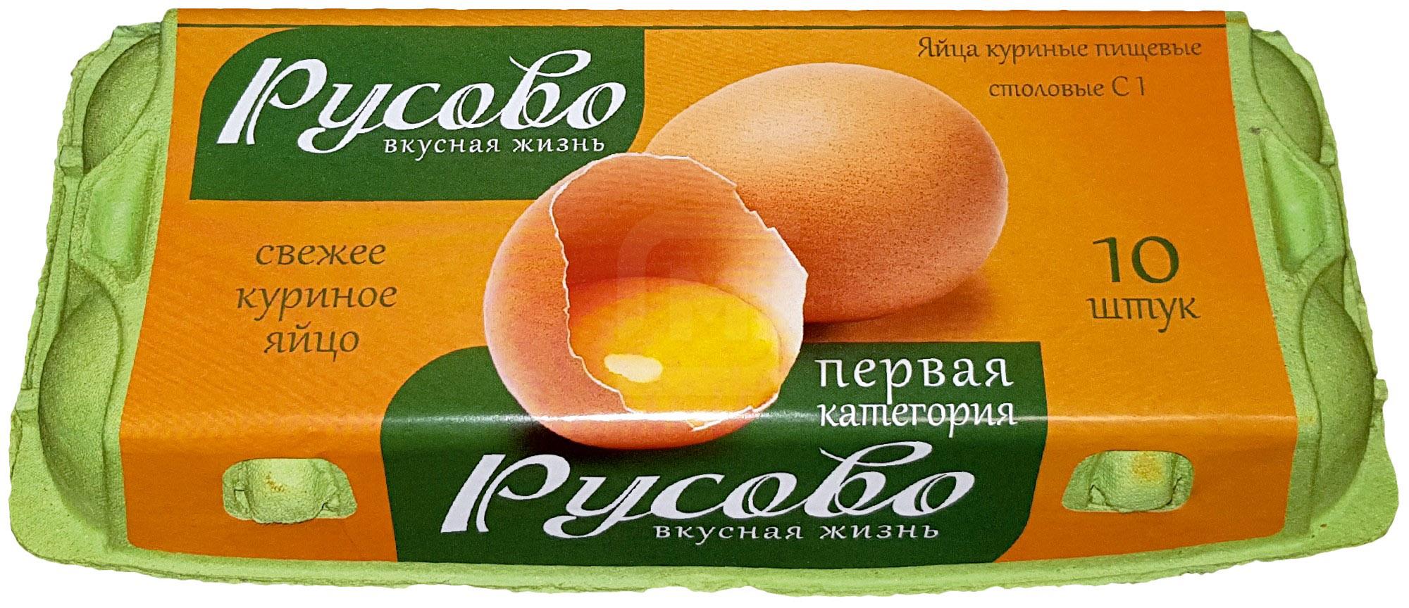 

Яйцо куриное Русово С1 10 шт