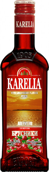 

Аперитив Karelia со вкусом Брусники 18% 0,5 л