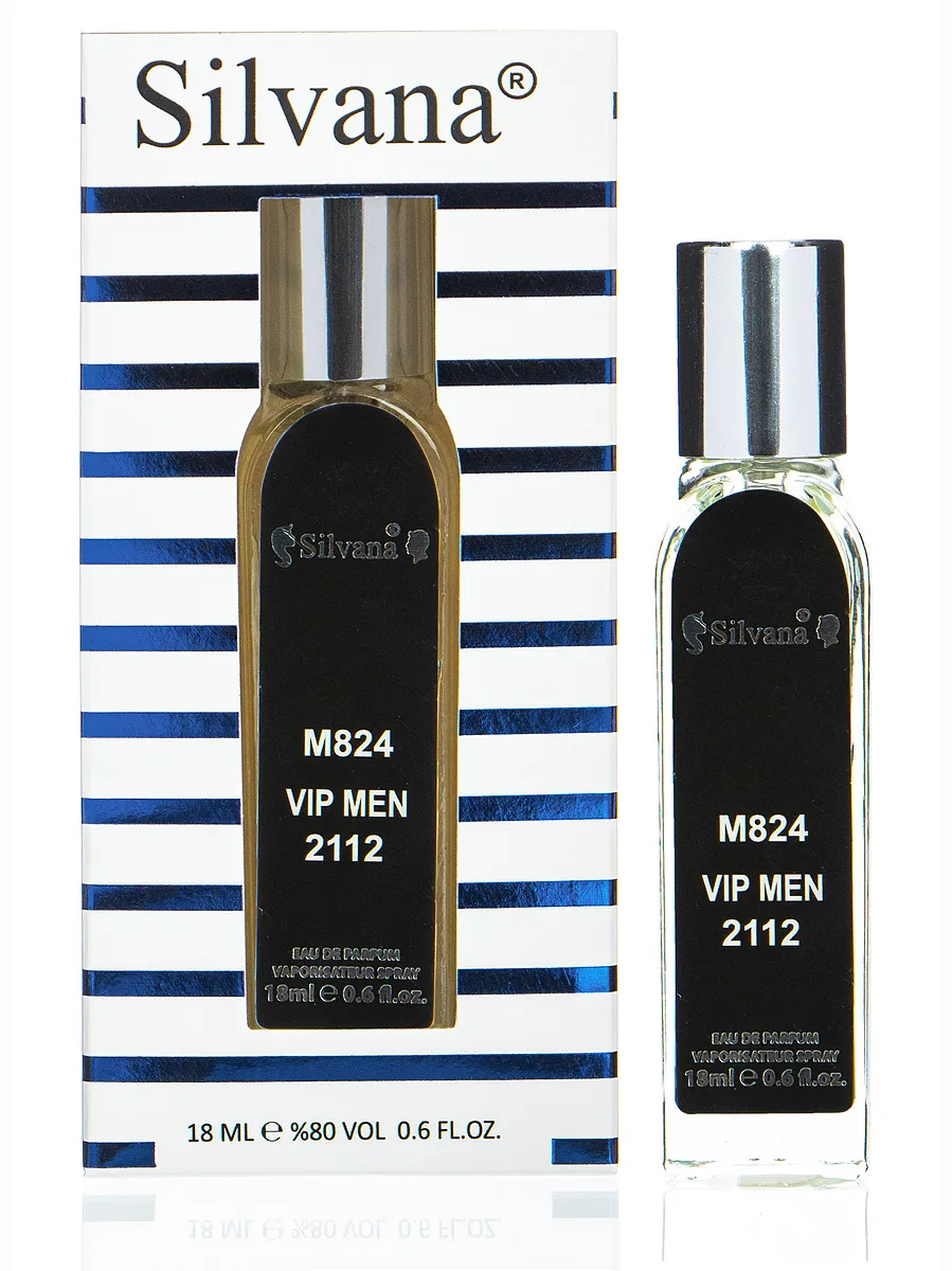 

Парфюмерная вода Silvana M824 VIP MEN 2112 18 мл, Silvana M824 VIP MEN 2112