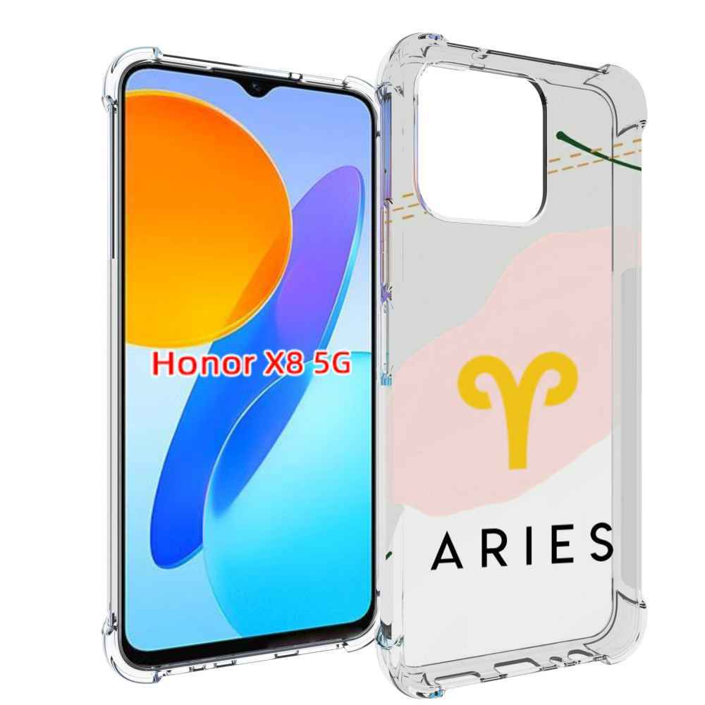 

Чехол MyPads знак зодиака овен 7 для Honor X8 5G, Прозрачный, Tocco