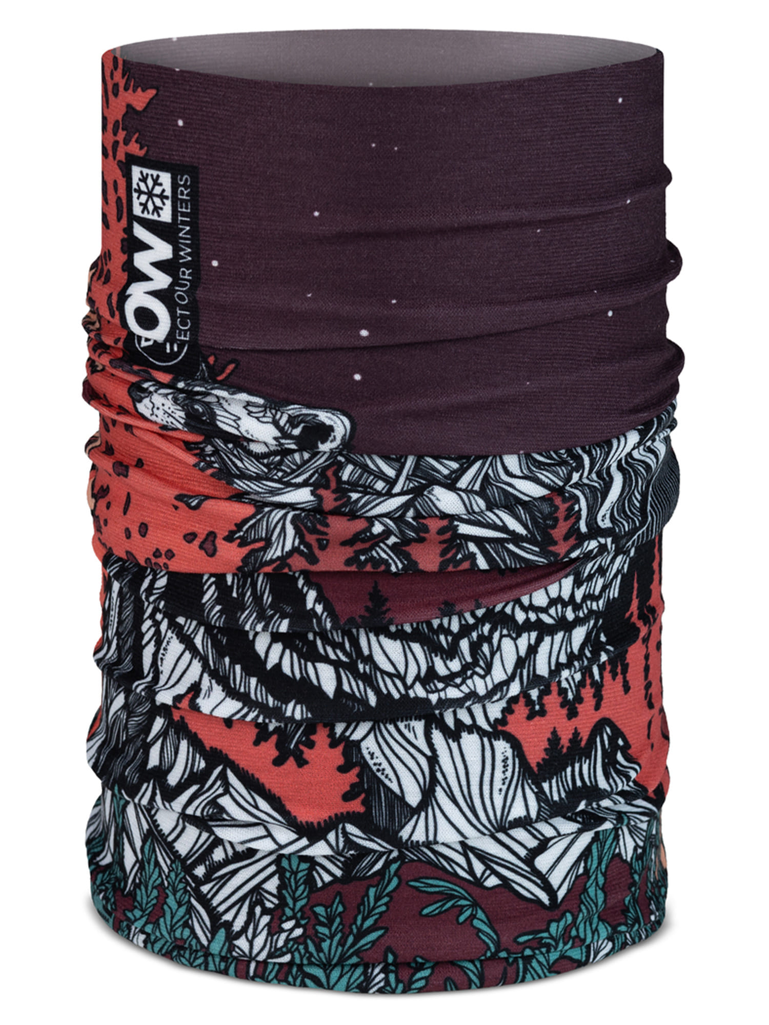 

Бандана Buff Original Pow Pibyll Cinnamon (Us:б/Р) 2024-25, Черный, Original