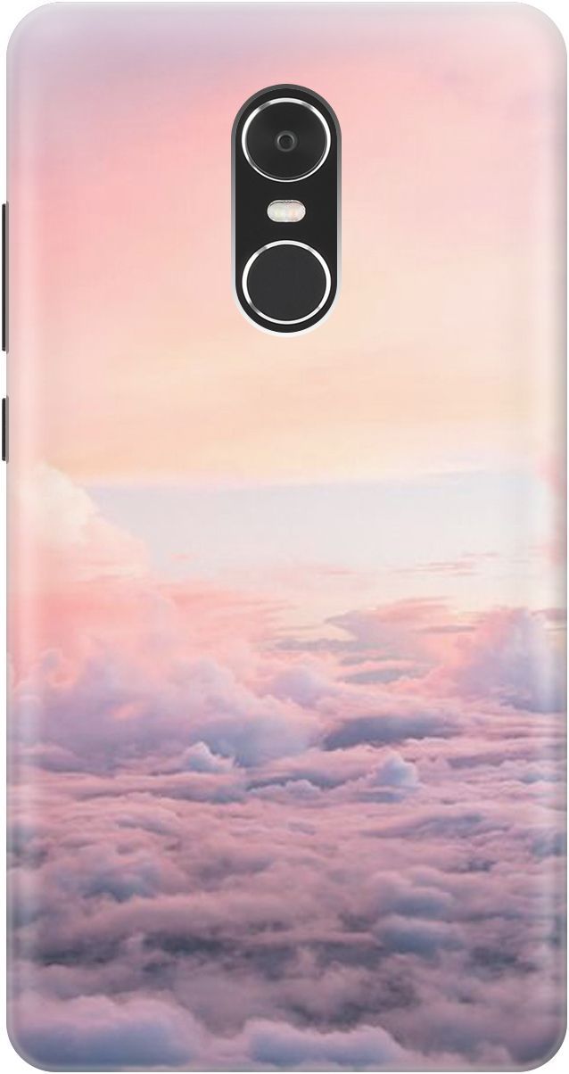 

Чехол на Xiaomi Redmi Note 4 "Высоко над облаками", Фиолетовый;розовый, 3150