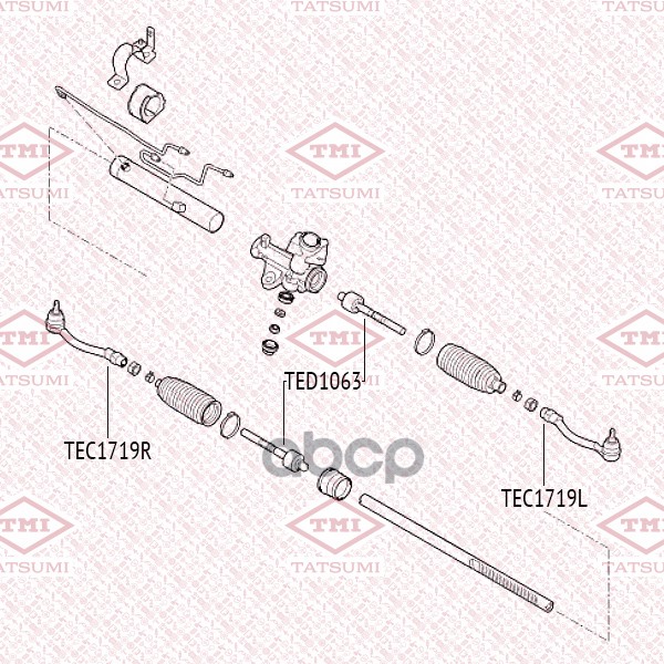 

Тяга рулевая Tatsumi ted1063