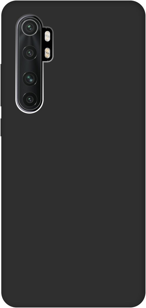 

Матовый чехол на Xiaomi Mi Note 10 Lite / Сяоми Ми Ноут 10 Лайт черный, 155