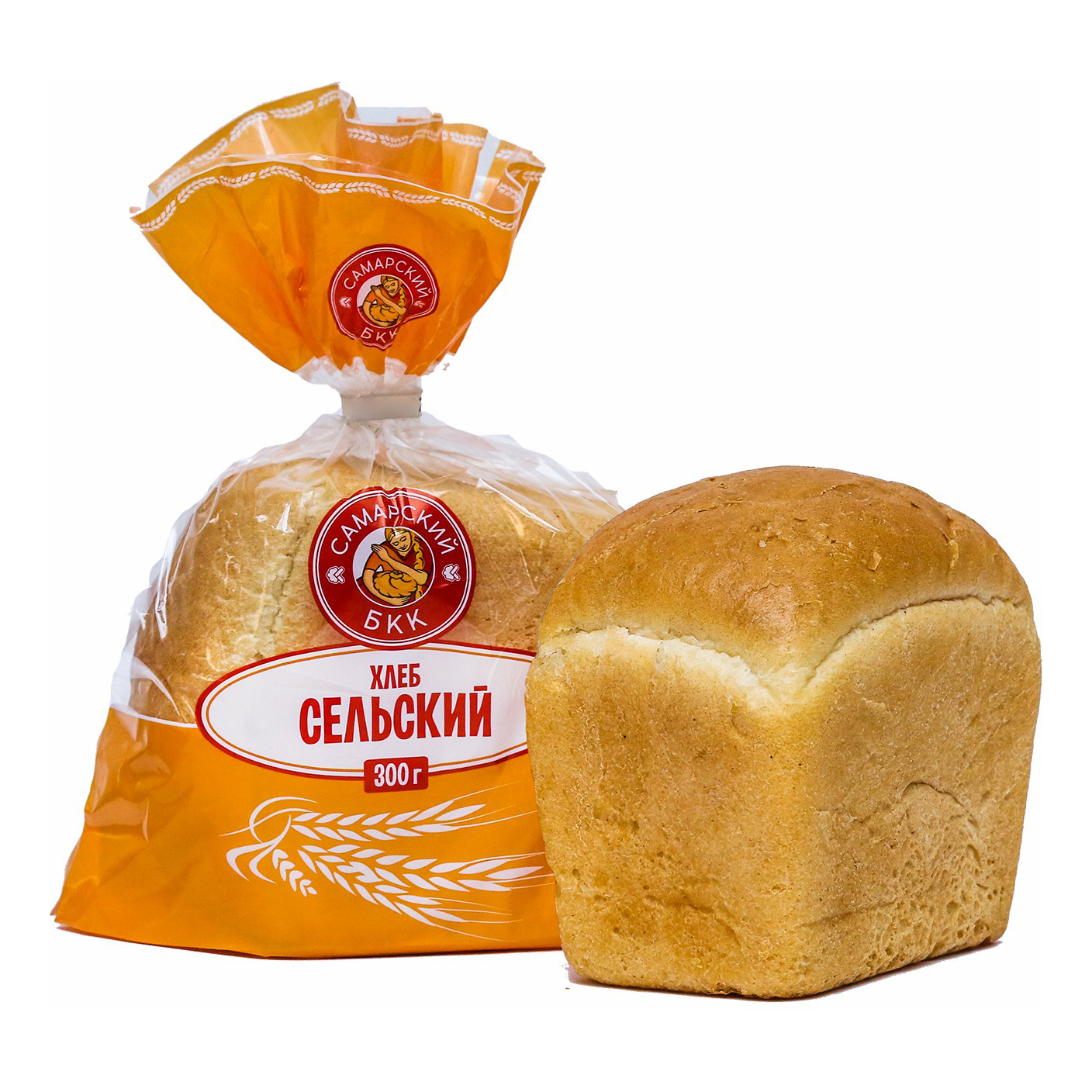 

Хлеб Самарский БКК формовой Сельский 300 г