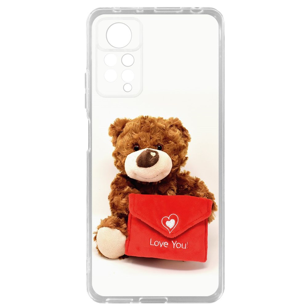 Чехол-накладка Медвежонок тебя любит для Xiaomi Redmi Note 11 Pro