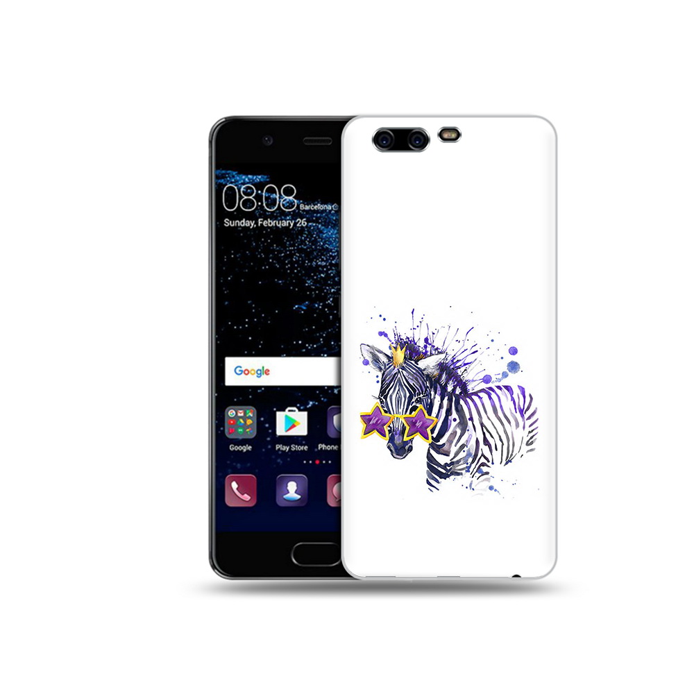 

Чехол MyPads Tocco для Huawei P10 акварельная зебра (PT60870.50.215), Прозрачный, Tocco