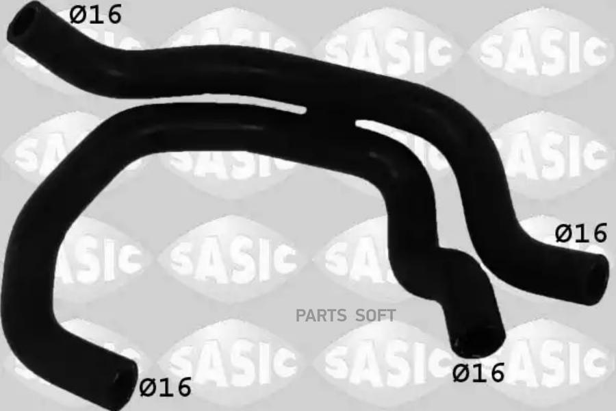 

SAS3406043 патрубок радиатора VW Golf IV 1.6 02-04