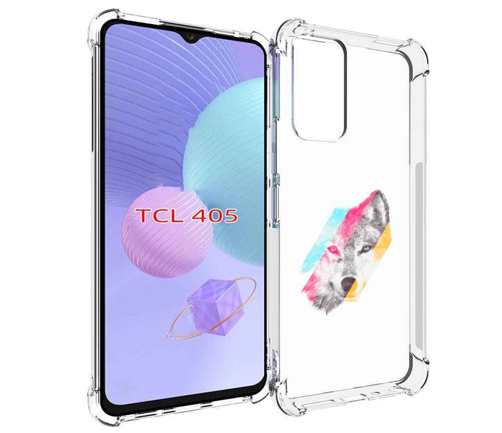 

Чехол MyPads волк градиент для TCL 405, Tocco