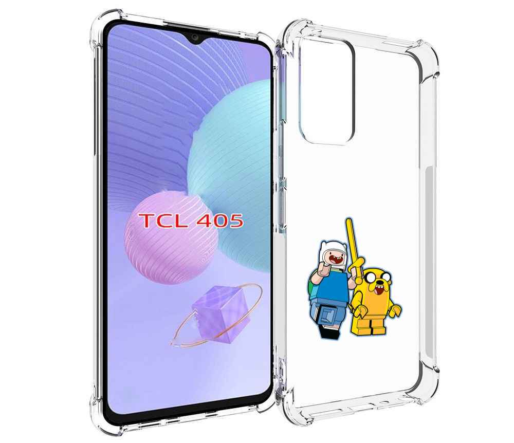 

Чехол MyPads время приключений лего для TCL 405, Tocco