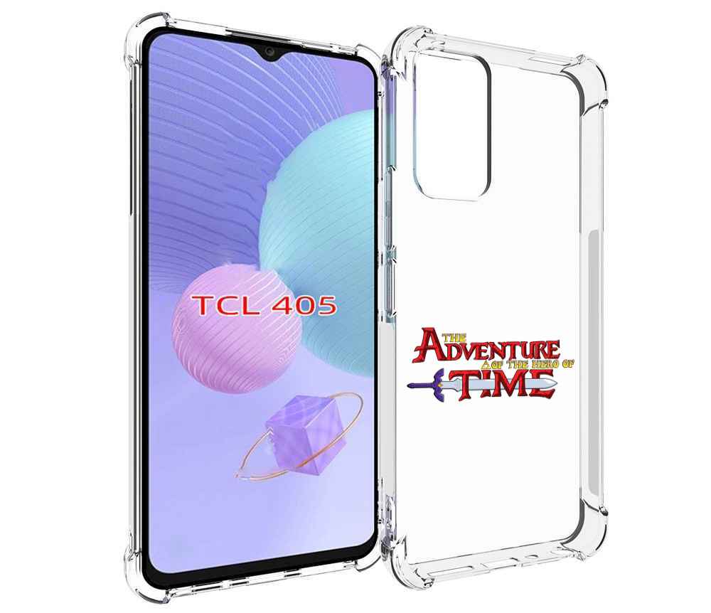 

Чехол MyPads время приключений логотип для TCL 405, Tocco