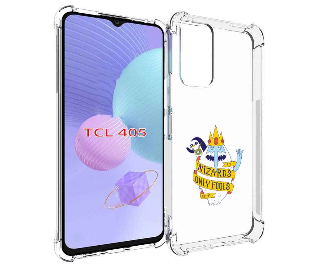 

Чехол MyPads время приключений снежный король для TCL 405, Tocco