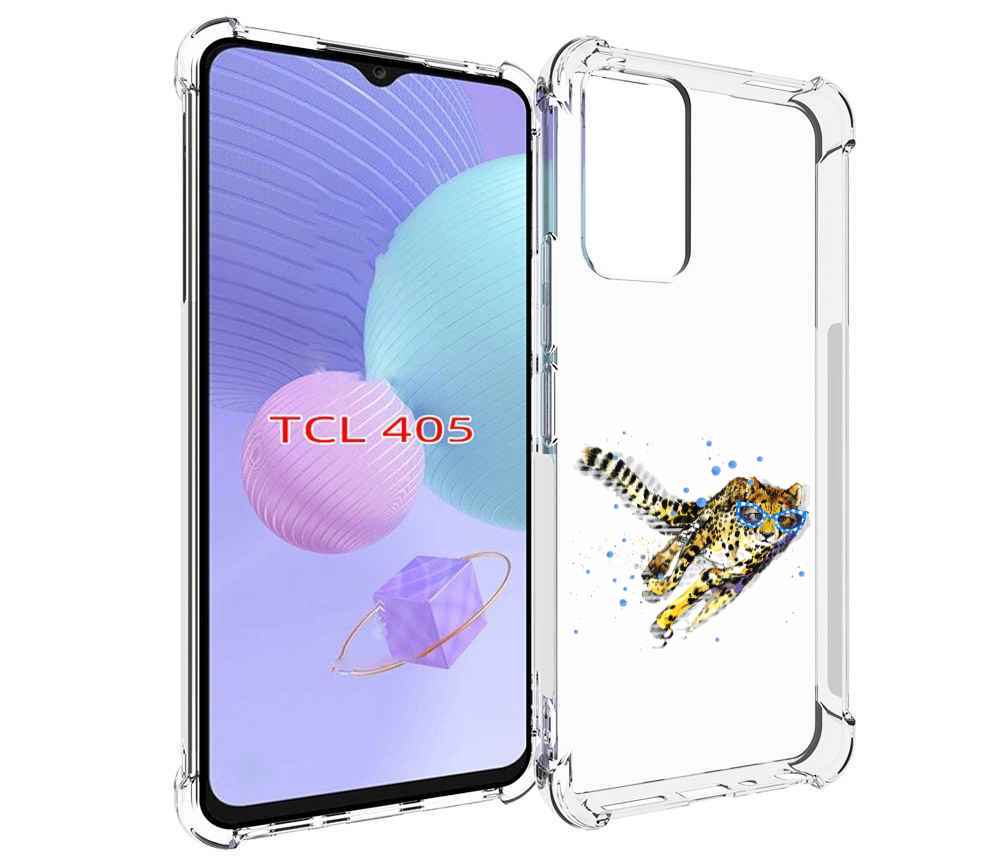 

Чехол MyPads гепард в очках для TCL 405, Tocco