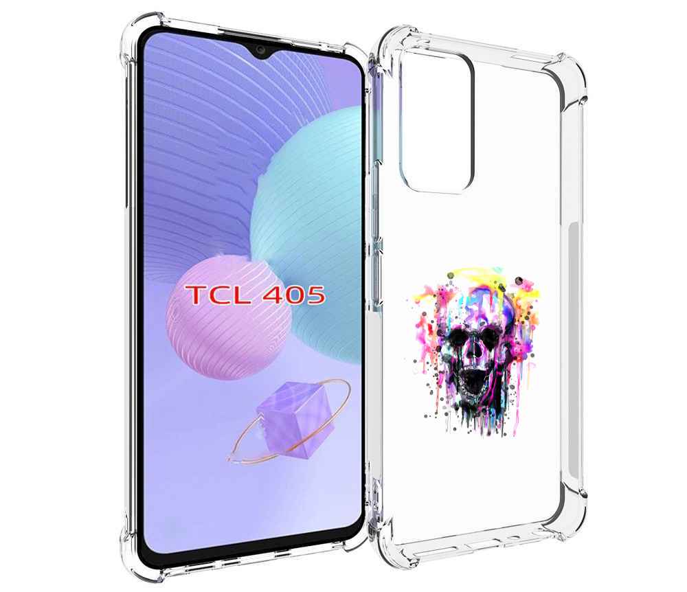 

Чехол MyPads граффити череп для TCL 405, Tocco