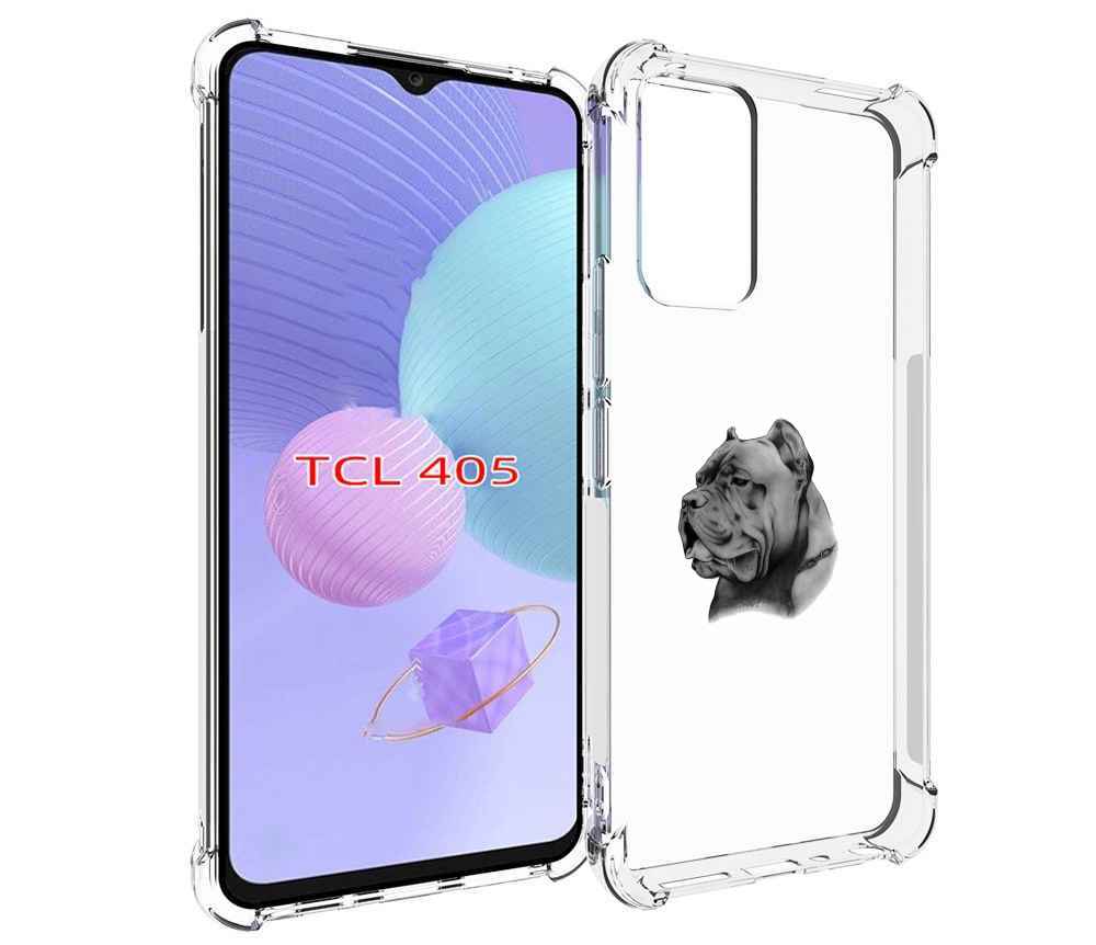 

Чехол MyPads грозный бульдог для TCL 405, Tocco