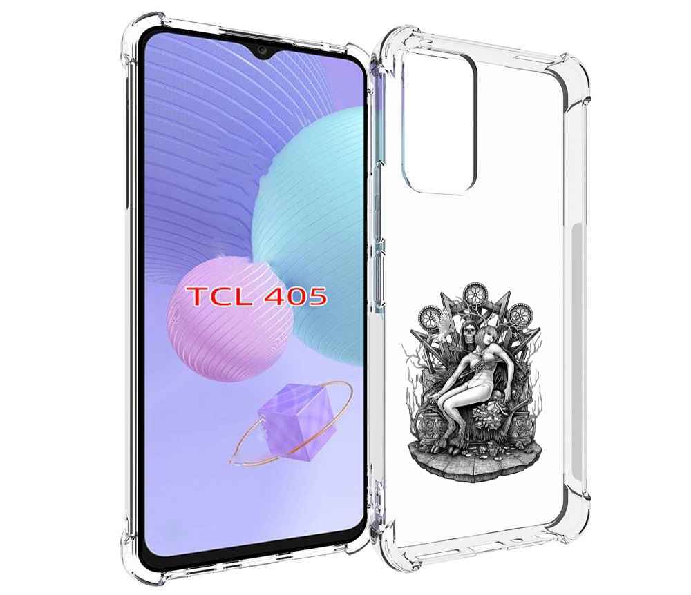 

Чехол MyPads девушка на троне для TCL 405, Tocco