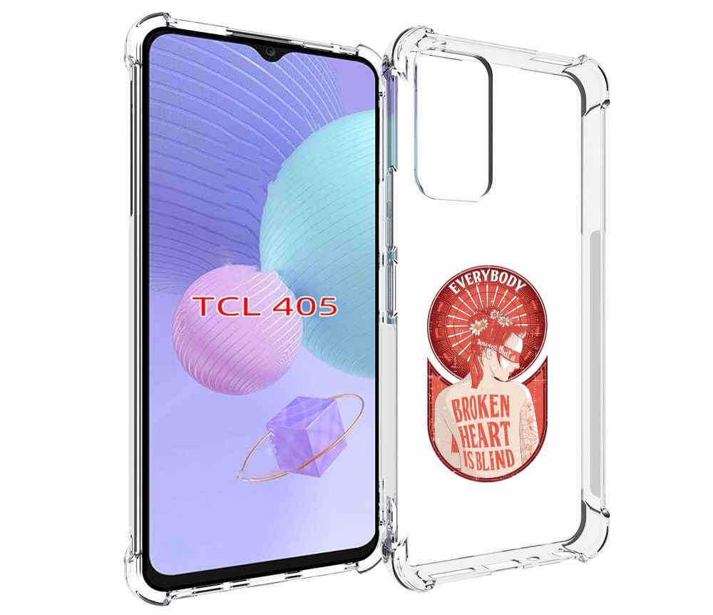 

Чехол MyPads девушка разбитое сердце для TCL 405, Tocco