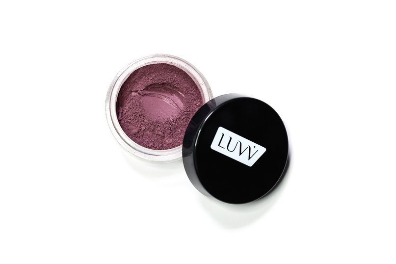 Тени LUVV перламутровые минеральные фиолетовые, 1,5г тени для век 11 нежный розовый перламутровые розовый