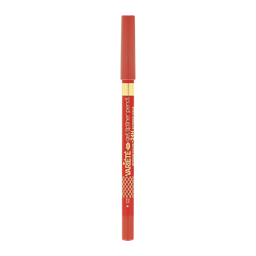 Карандаш для губ EVELINE VARIETE GEL LIPLINER PENCIL водостойкий матовый тон 02 pinkish eveline карандаш для губ variete gel lipliner pencil водостойкий матовый