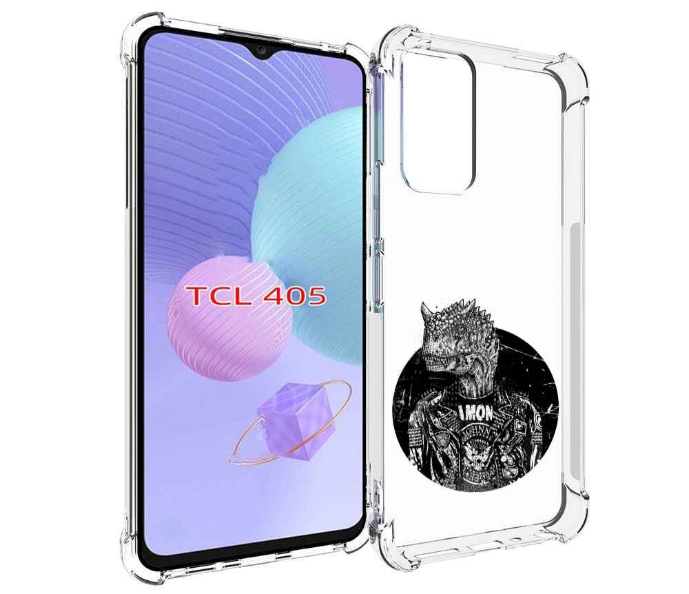 

Чехол MyPads динозавр в куртке для TCL 405, Tocco