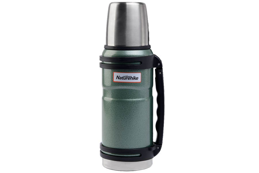 фото Термос naturehike outdoor stainless steel vacuum flask 1л forest green
