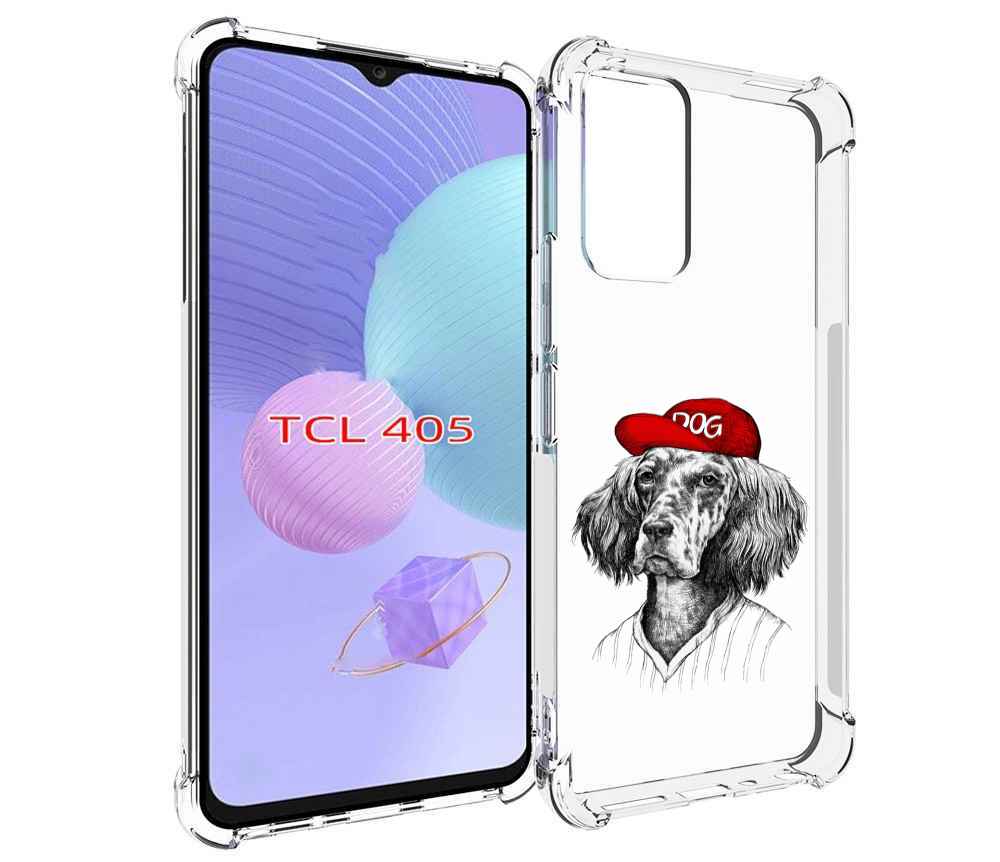 

Чехол MyPads дог для TCL 405, Tocco