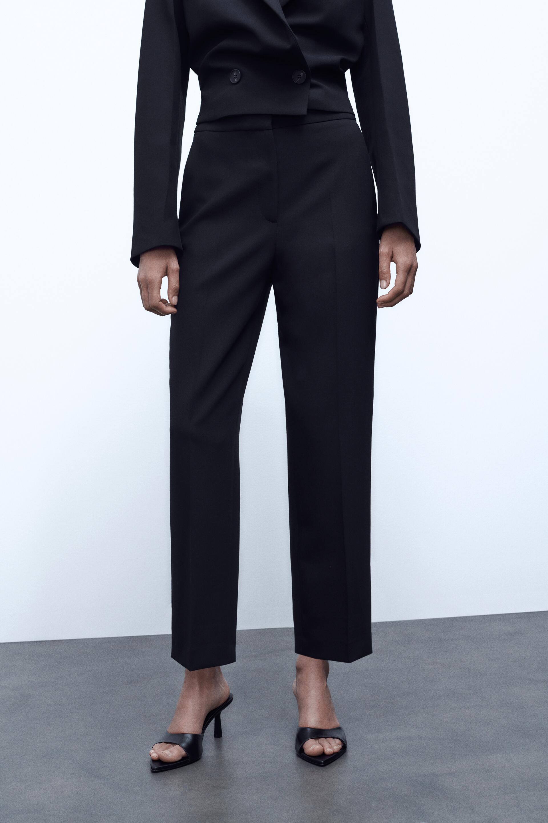 

Брюки женские ZARA 02455640 черные S (доставка из-за рубежа), Черный, 02455640